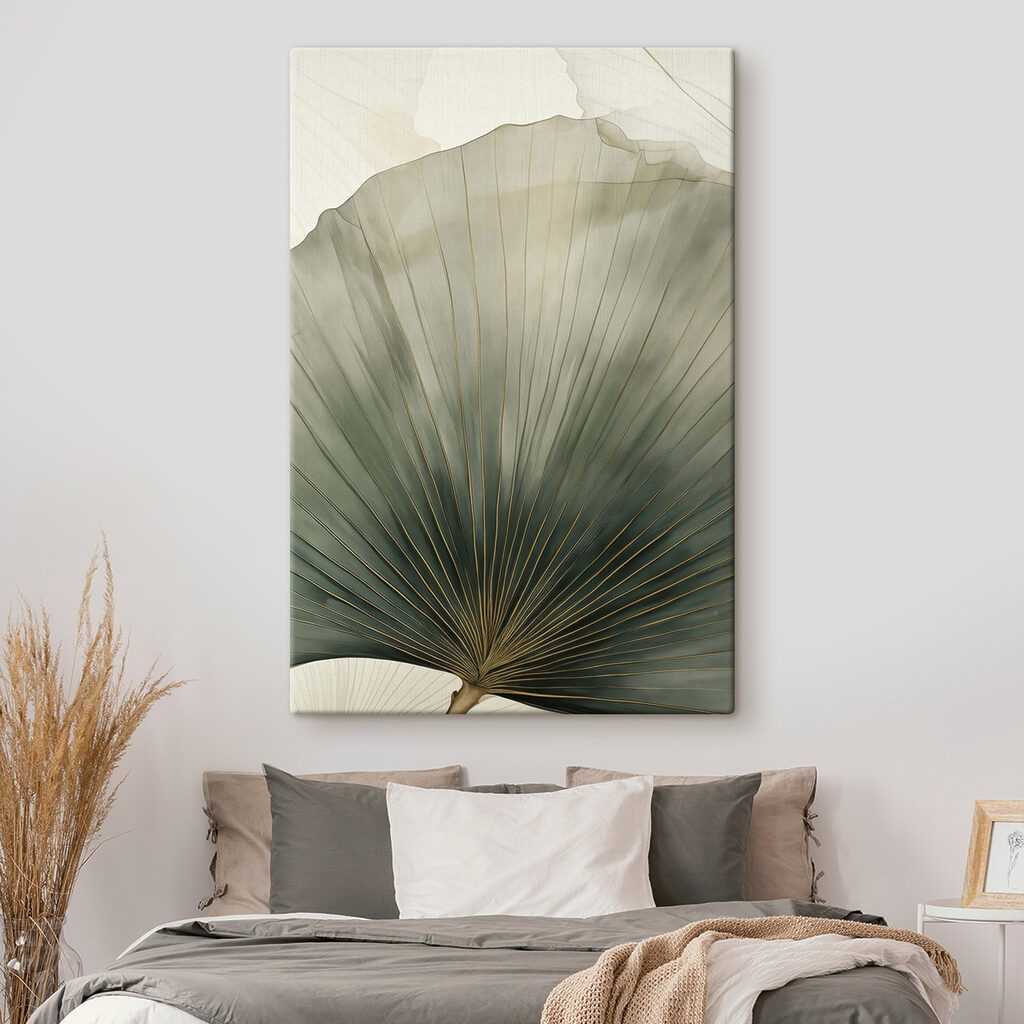 Delicate leaf patterns in soft hues Delicate leaf patterns in soft hues