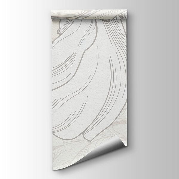 White and gray floral pattern White and gray floral pattern