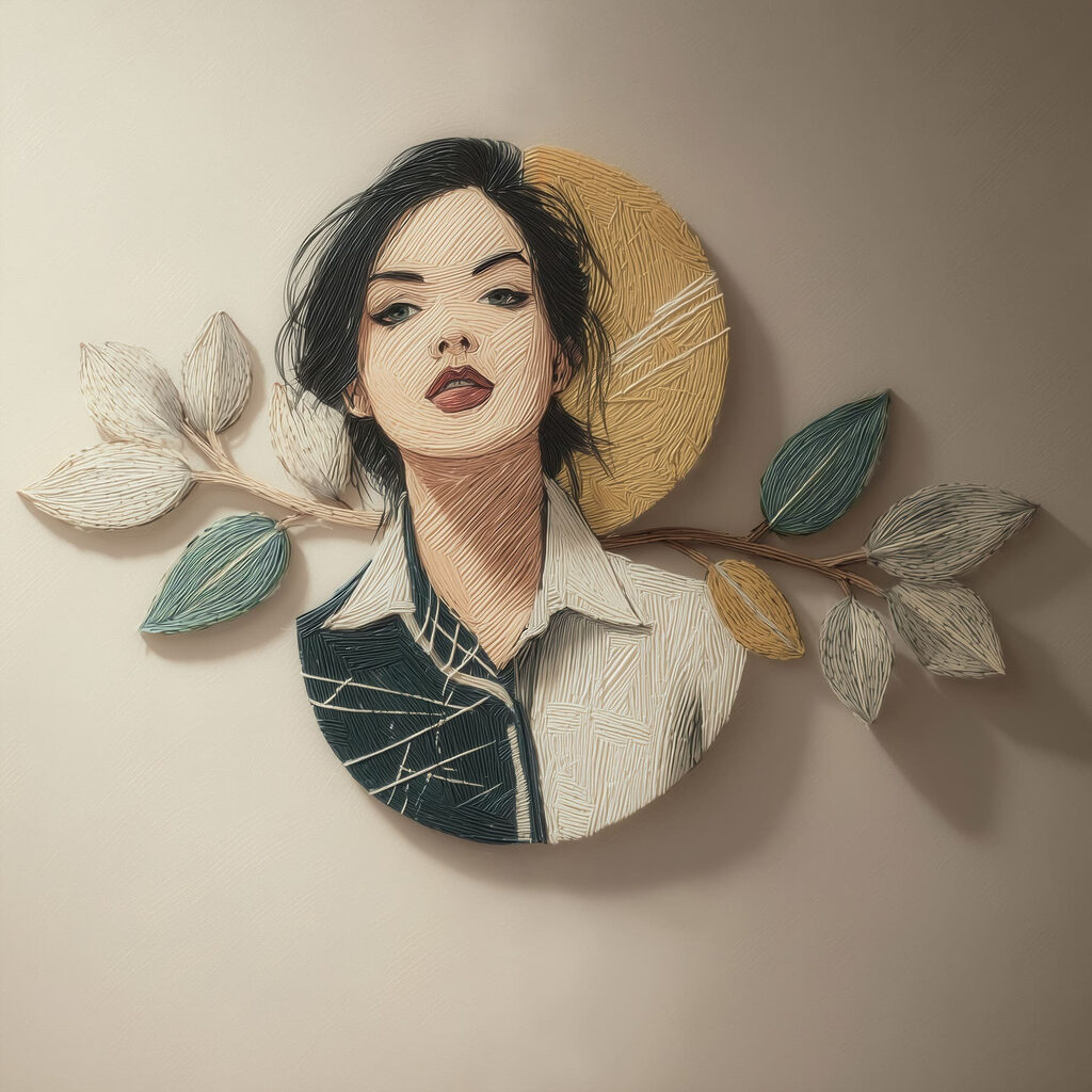 Artwork on a wall Artwork on a wall