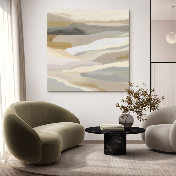 Serene landscape in soft hues Serene landscape in soft hues