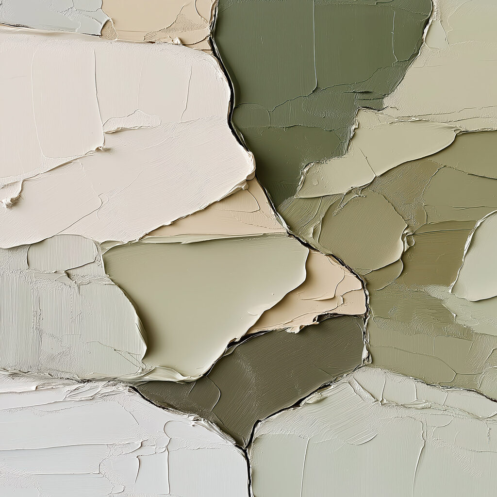 Artful layers of soft colors Artful layers of soft colors