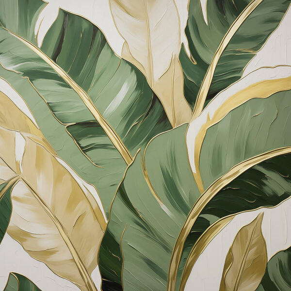 Vibrant leaves with elegant accents