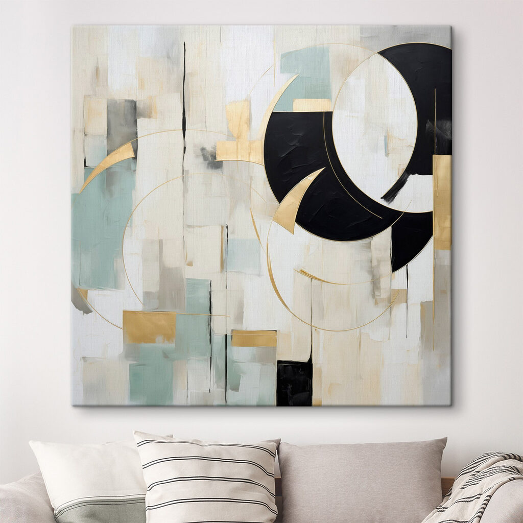 Abstract shapes in neutral tones