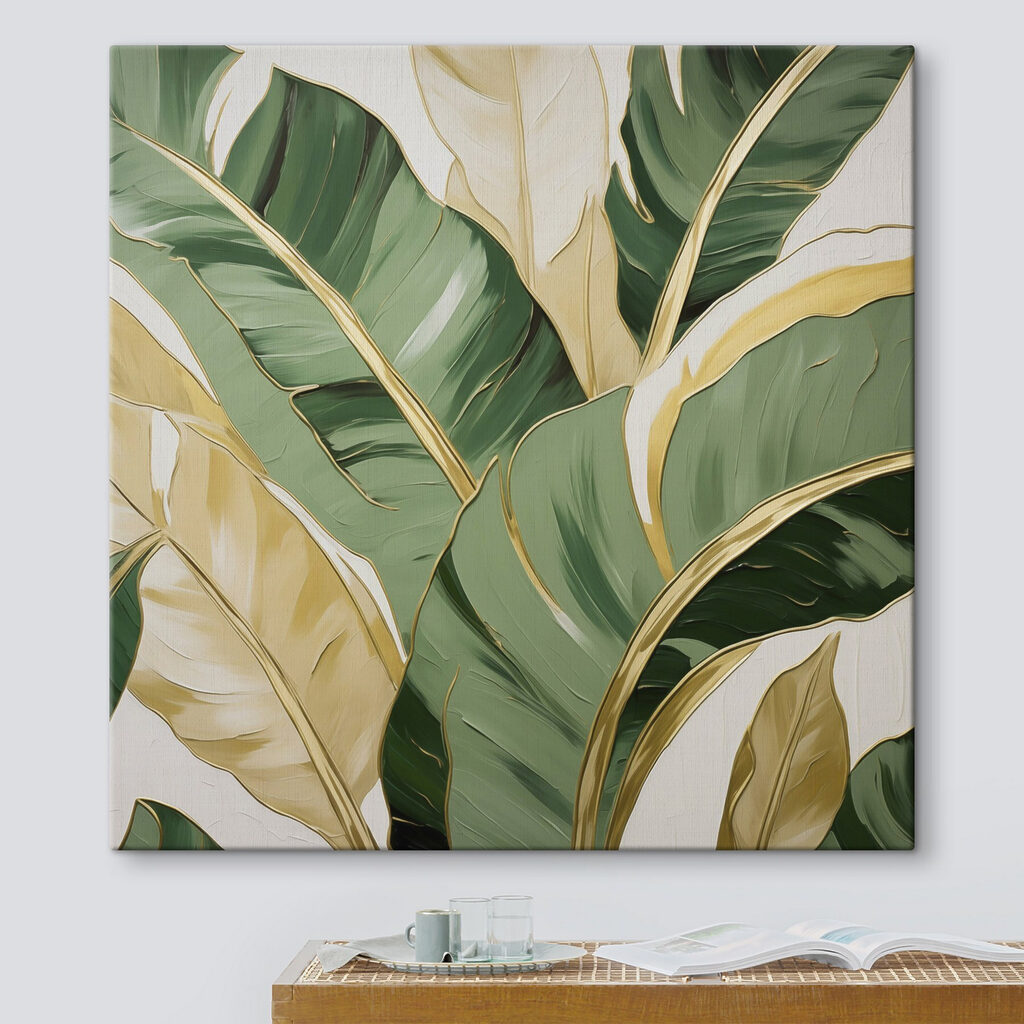 Vibrant leaves with elegant accents