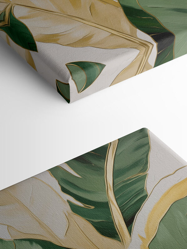 Vibrant leaves with elegant accents