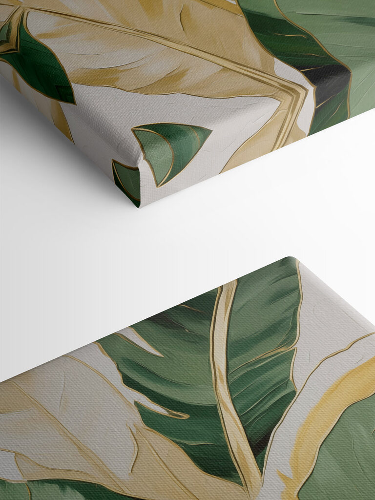 Vibrant leaves with elegant accents