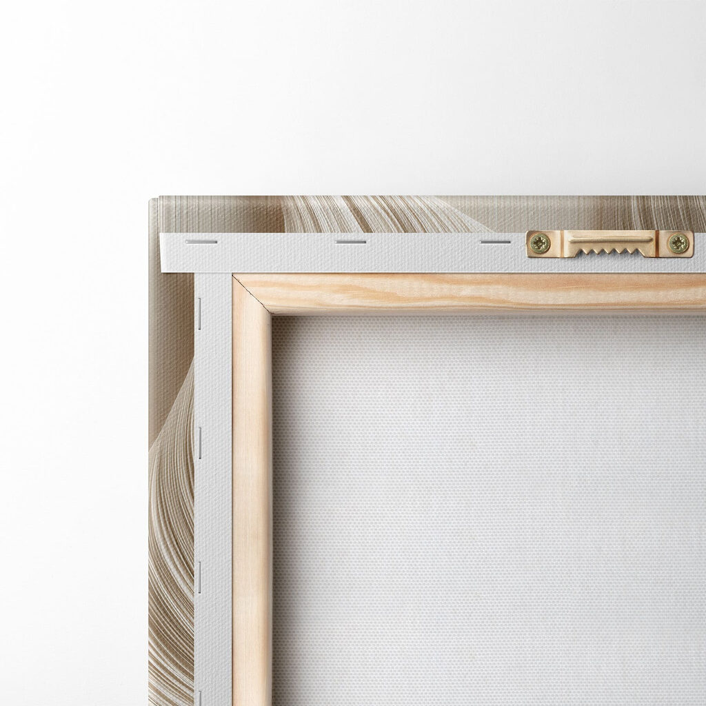 Flowing shapes in soft neutrals