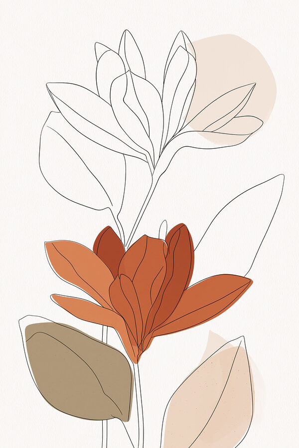 Drawing of a flower Drawing of a flower