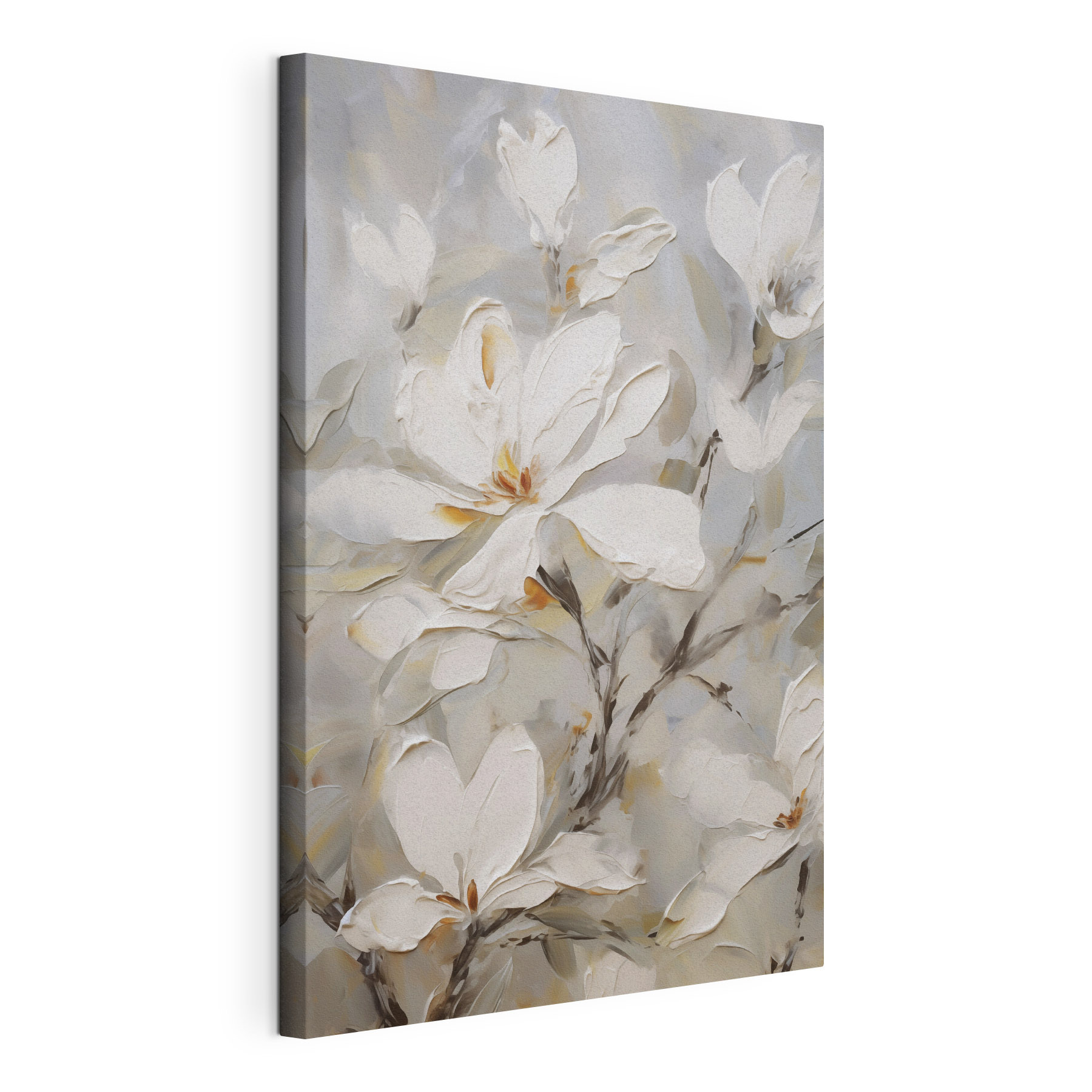 Painting of white flowers