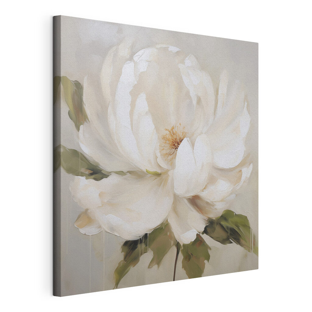Painting of a white flower