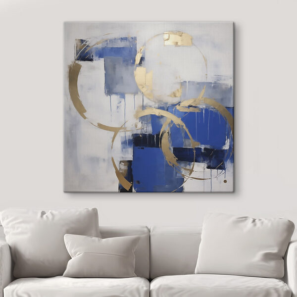 - Abstract composition with vibrant colors