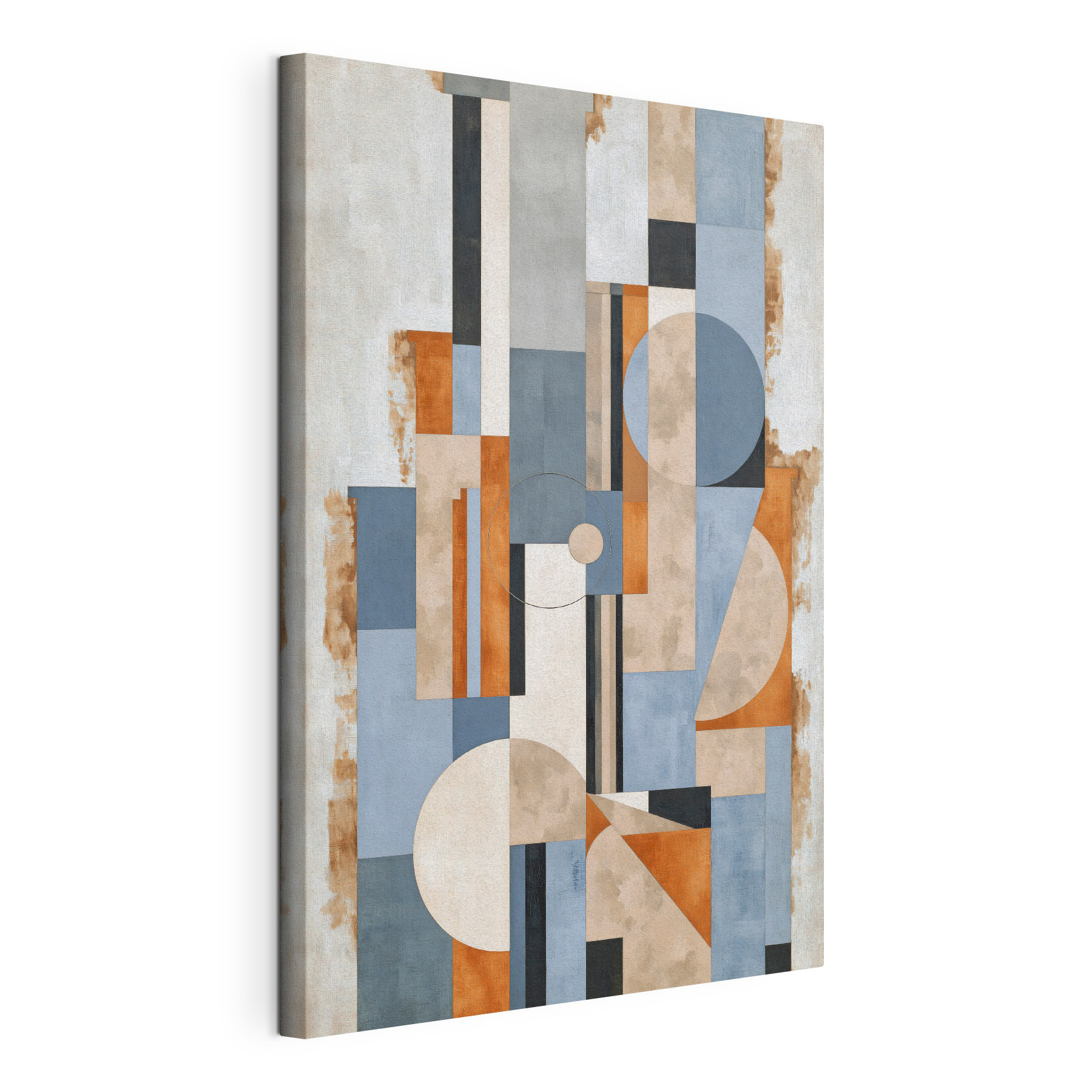 Painting of a geometric pattern