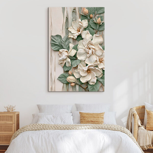 Delicate blooms with rich textures