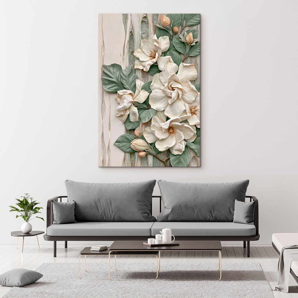Delicate blooms with rich textures
