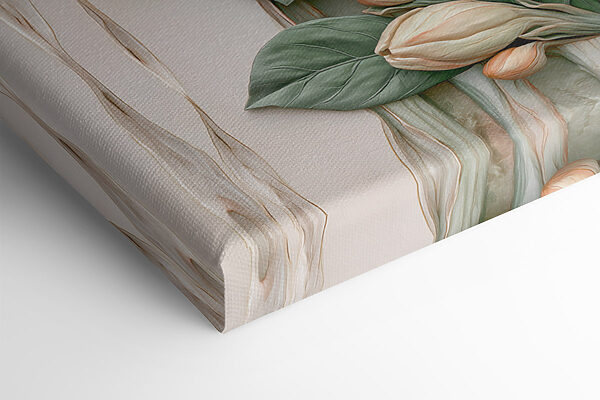 Delicate blooms with rich textures