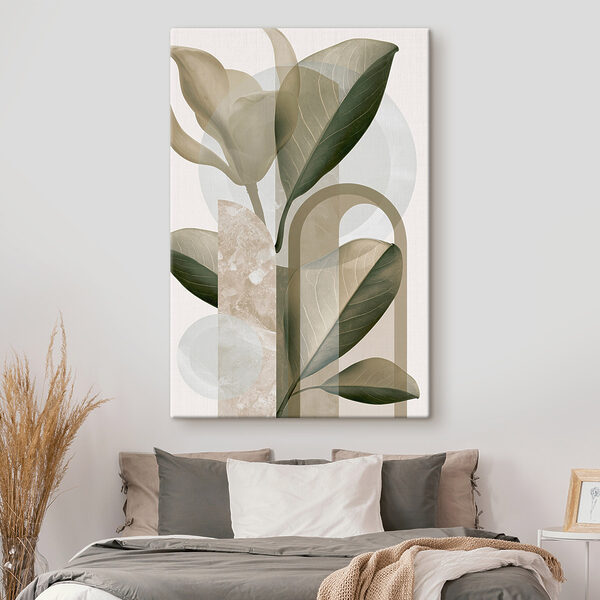 Natural forms in soft colors