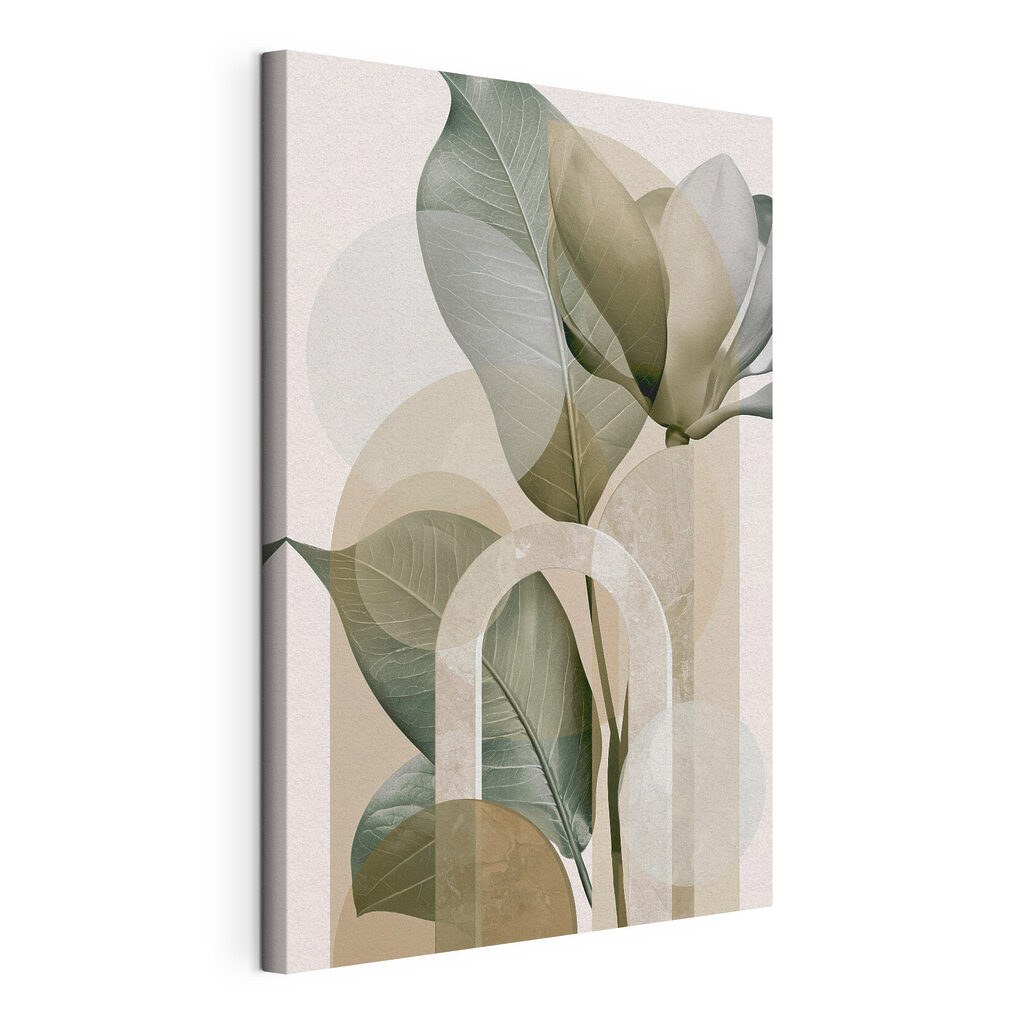 Soft foliage on a subtle background