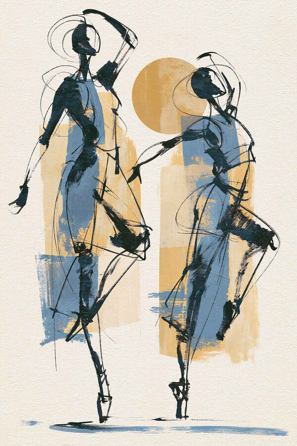 Drawing of two women