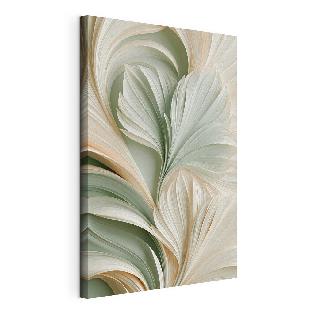 Elegant swirls of gentle hues