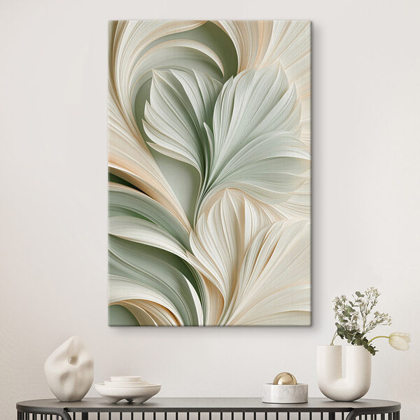 Elegant swirls of gentle hues