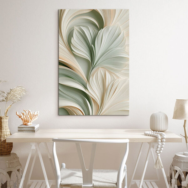 Elegant swirls of gentle hues