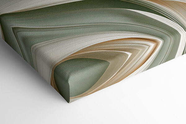Elegant swirls of gentle hues
