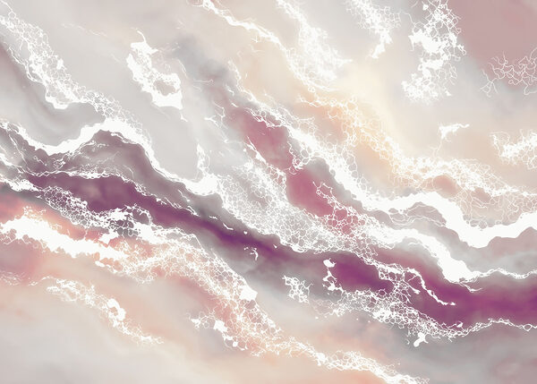 Flowing waves of soft colors