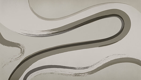 - Abstract waves in muted tones - Abstract waves in muted tones