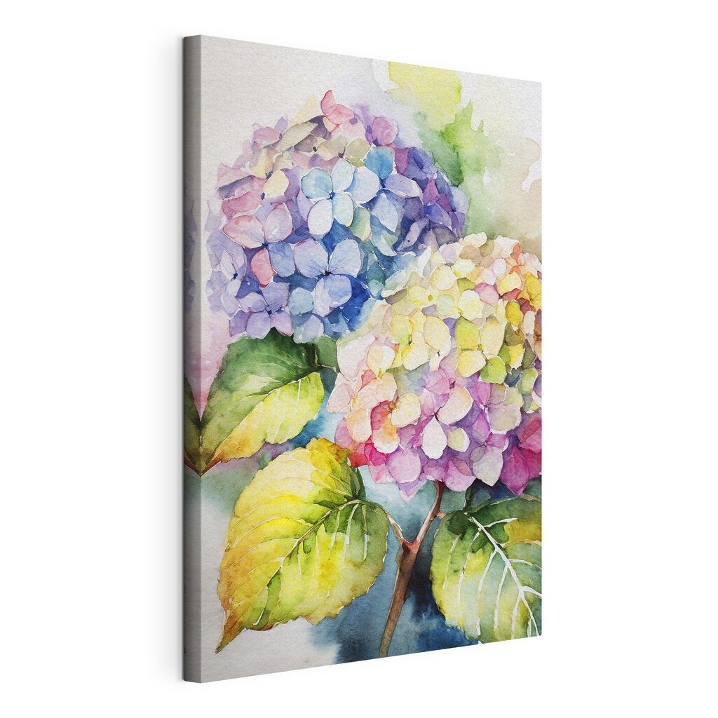 A watercolor painting of flowers A watercolor painting of flowers