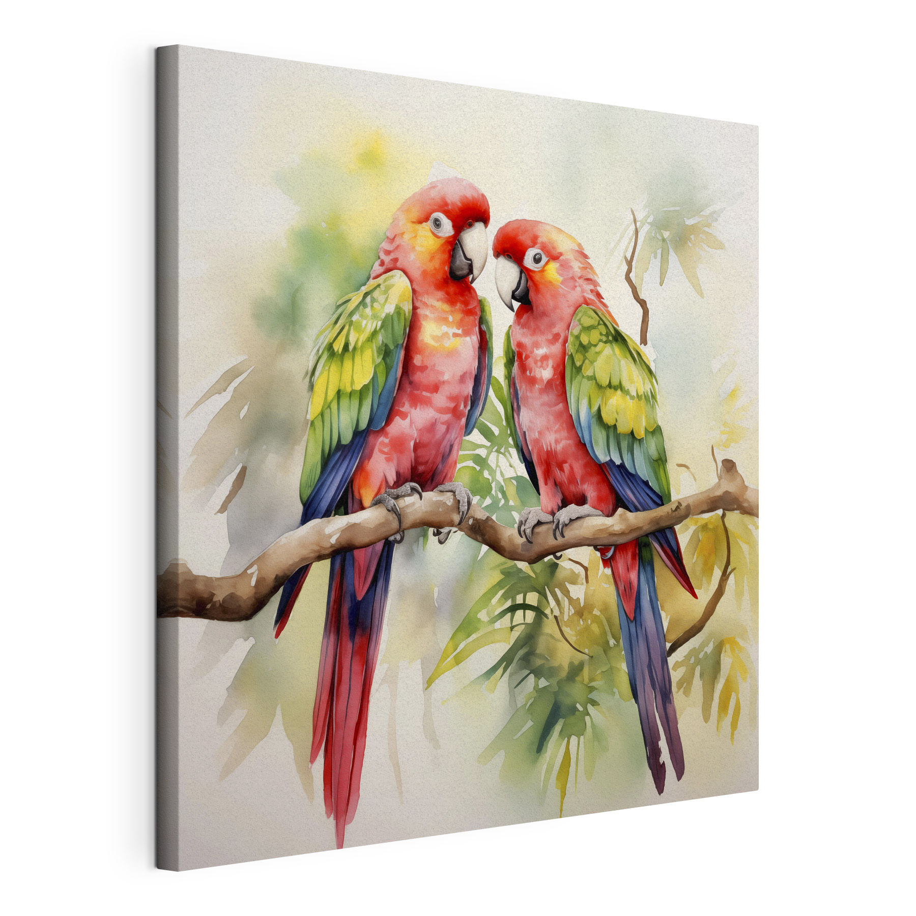Two birds on a branch