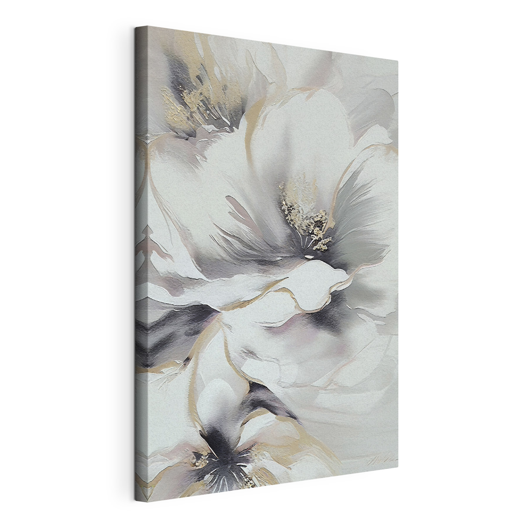 A painting of a flower A painting of a flower