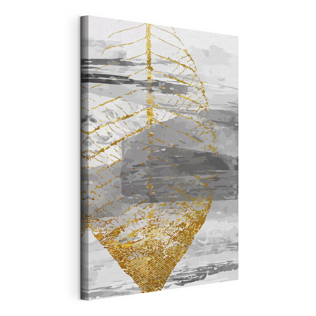 Elegant leaf design in muted tones Elegant leaf design in muted tones