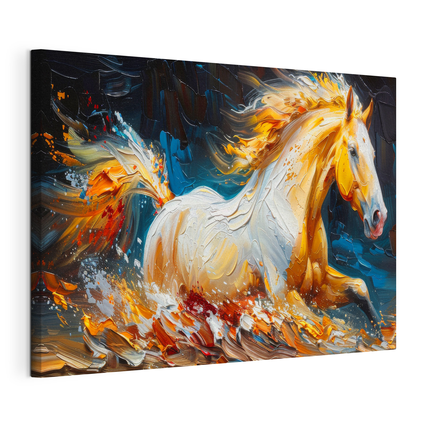 A painting of a horse A painting of a horse