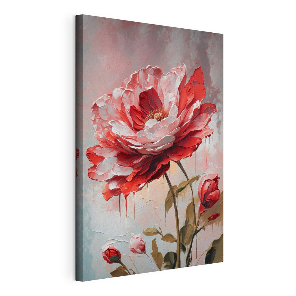 A painting of a flower A painting of a flower