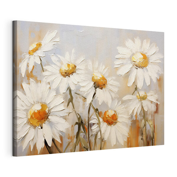 Painting of white flowers