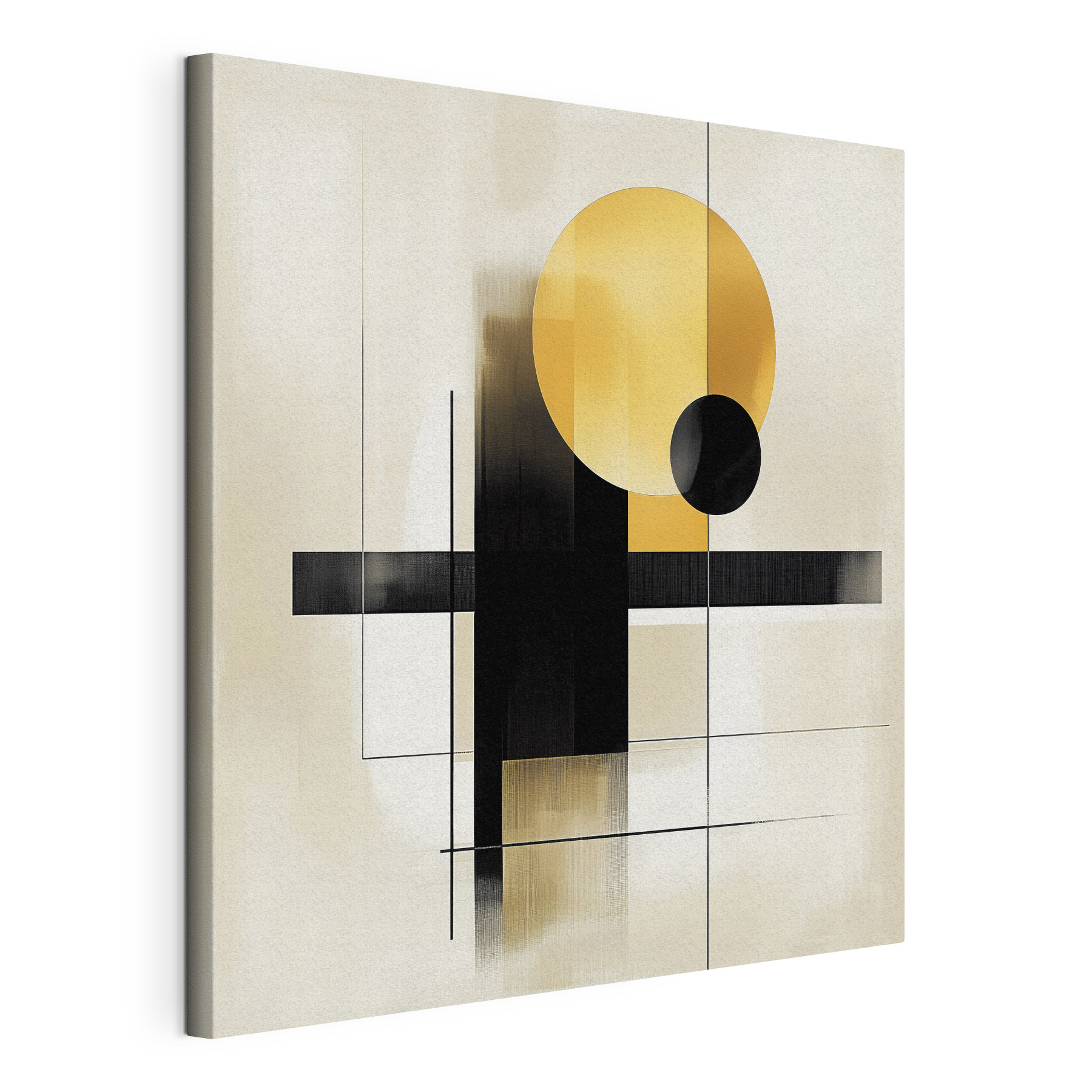 Black and orange geometric shapes Black and orange geometric shapes