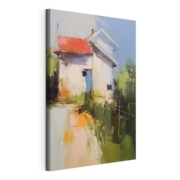 Obraz Maľovanie domu (Katalógové číslo: s40689) Obraz Obraz Maľovanie domu (Katalógové číslo: s40689)