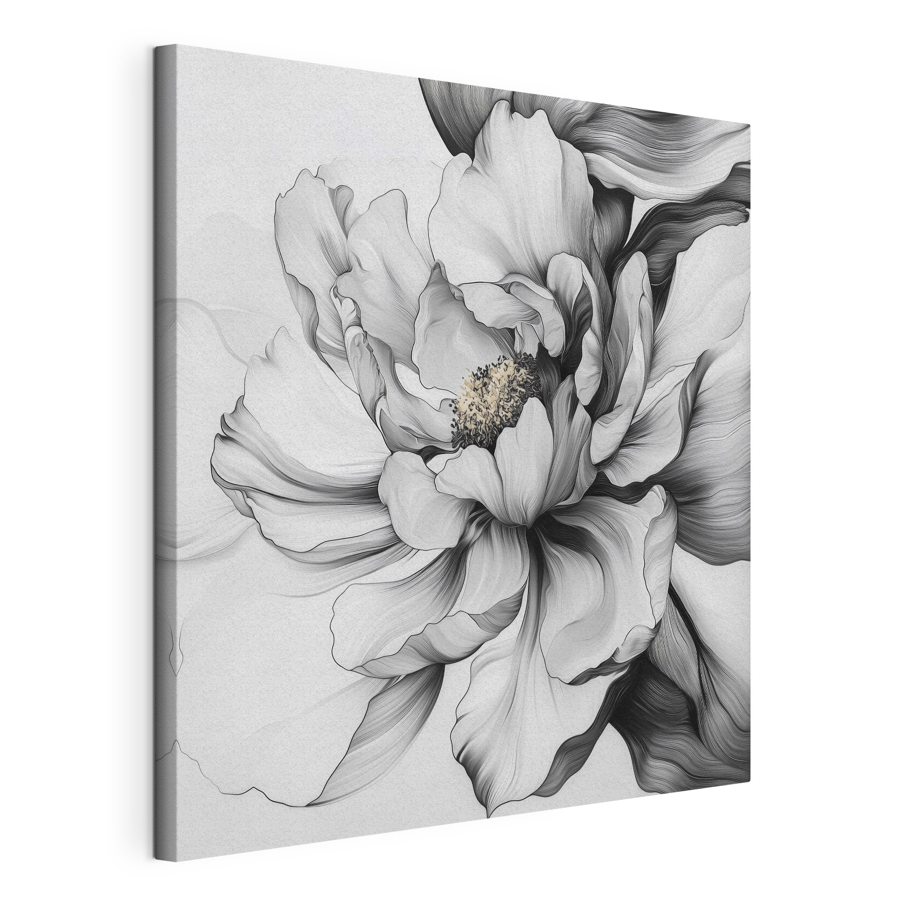 Elegant floral design in monochrome hues Elegant floral design in monochrome hues