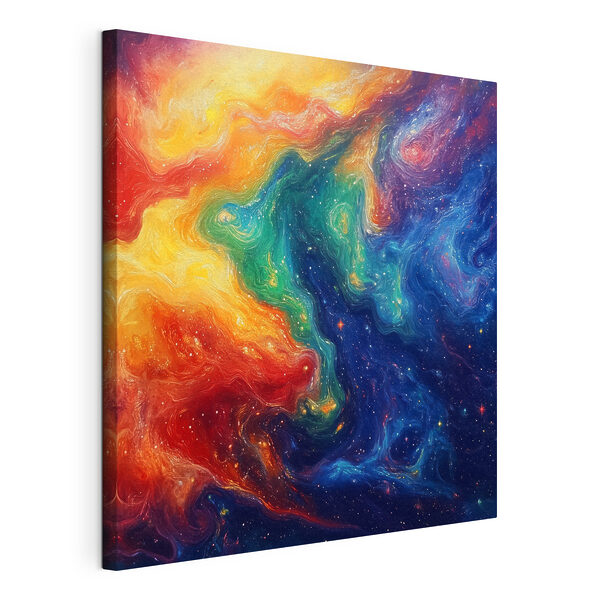 Colorful swirls of light