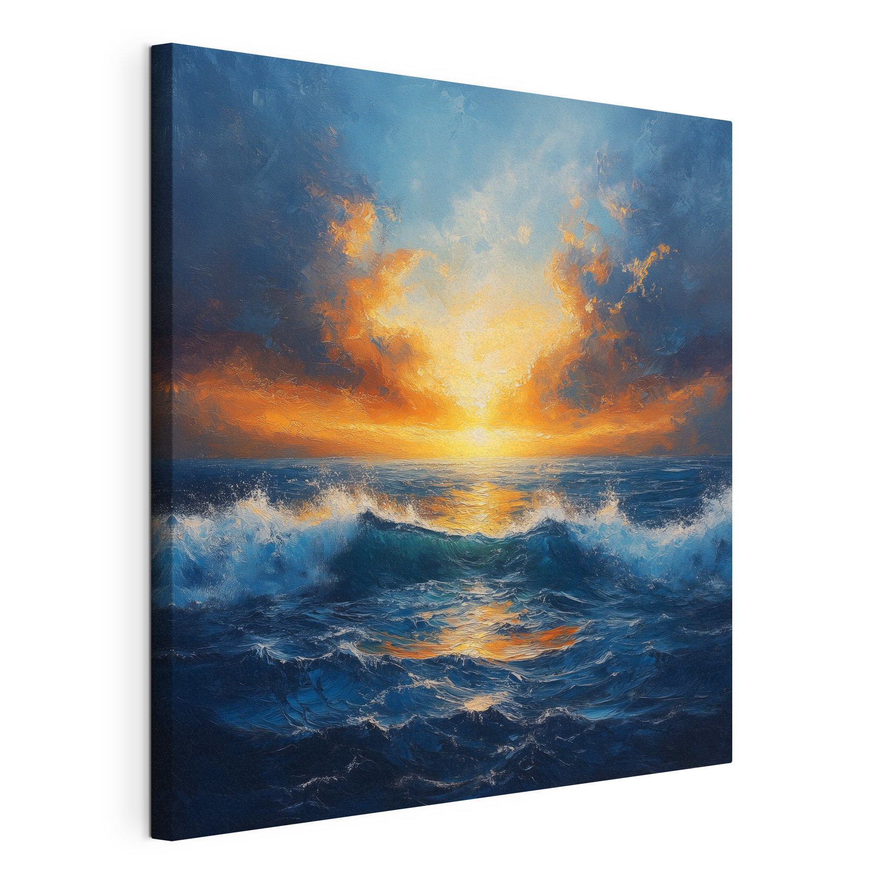 Sunset over the ocean