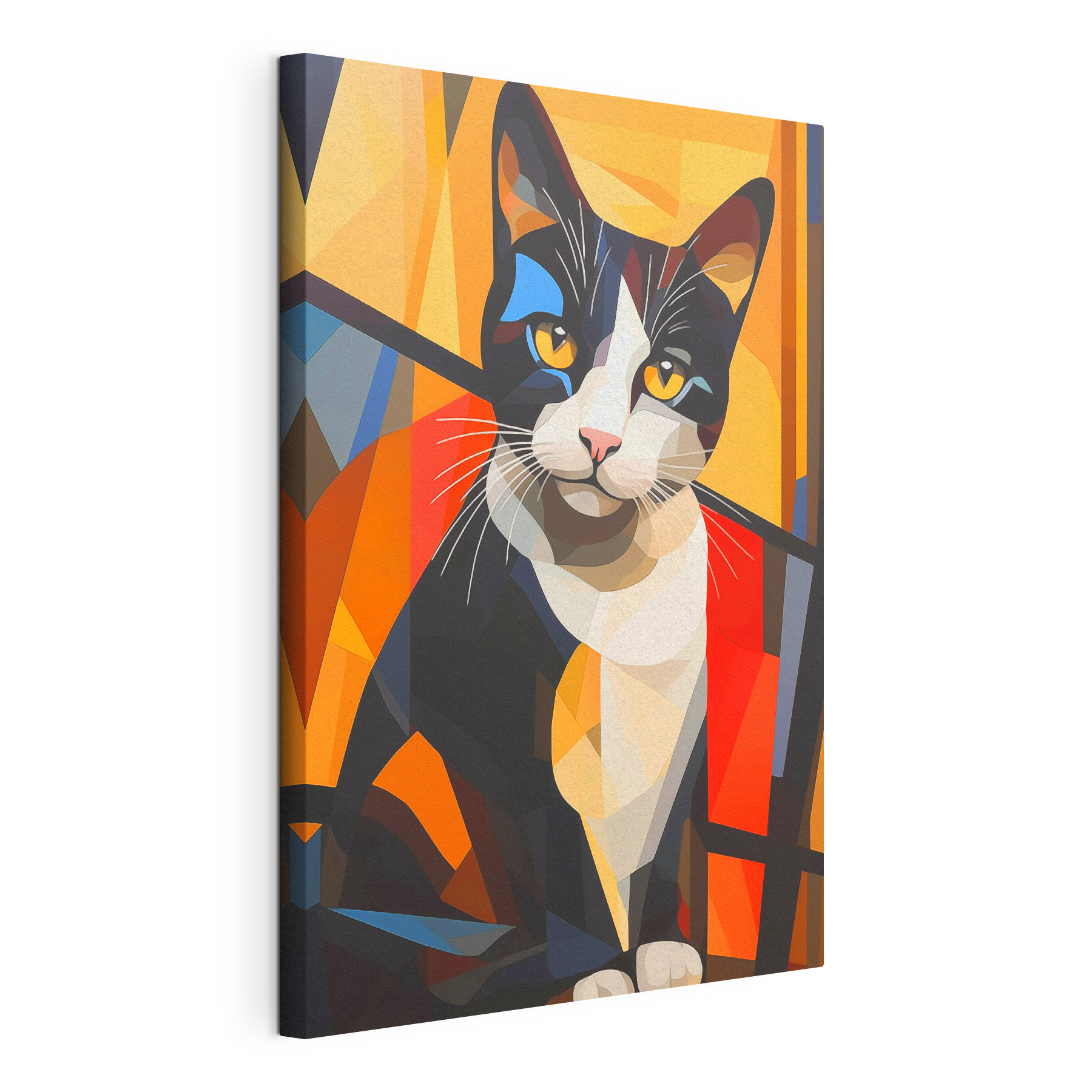 Cat with yellow eyes Cat with yellow eyes