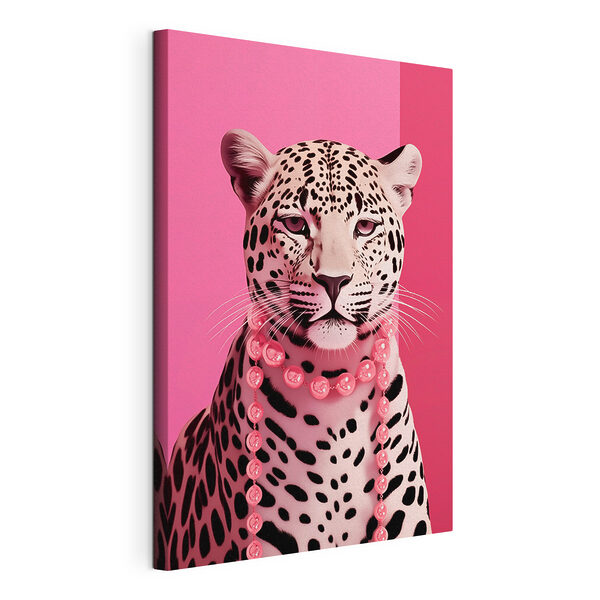 Leopard s náhrdelníkom Obraz Leopard s náhrdelníkom