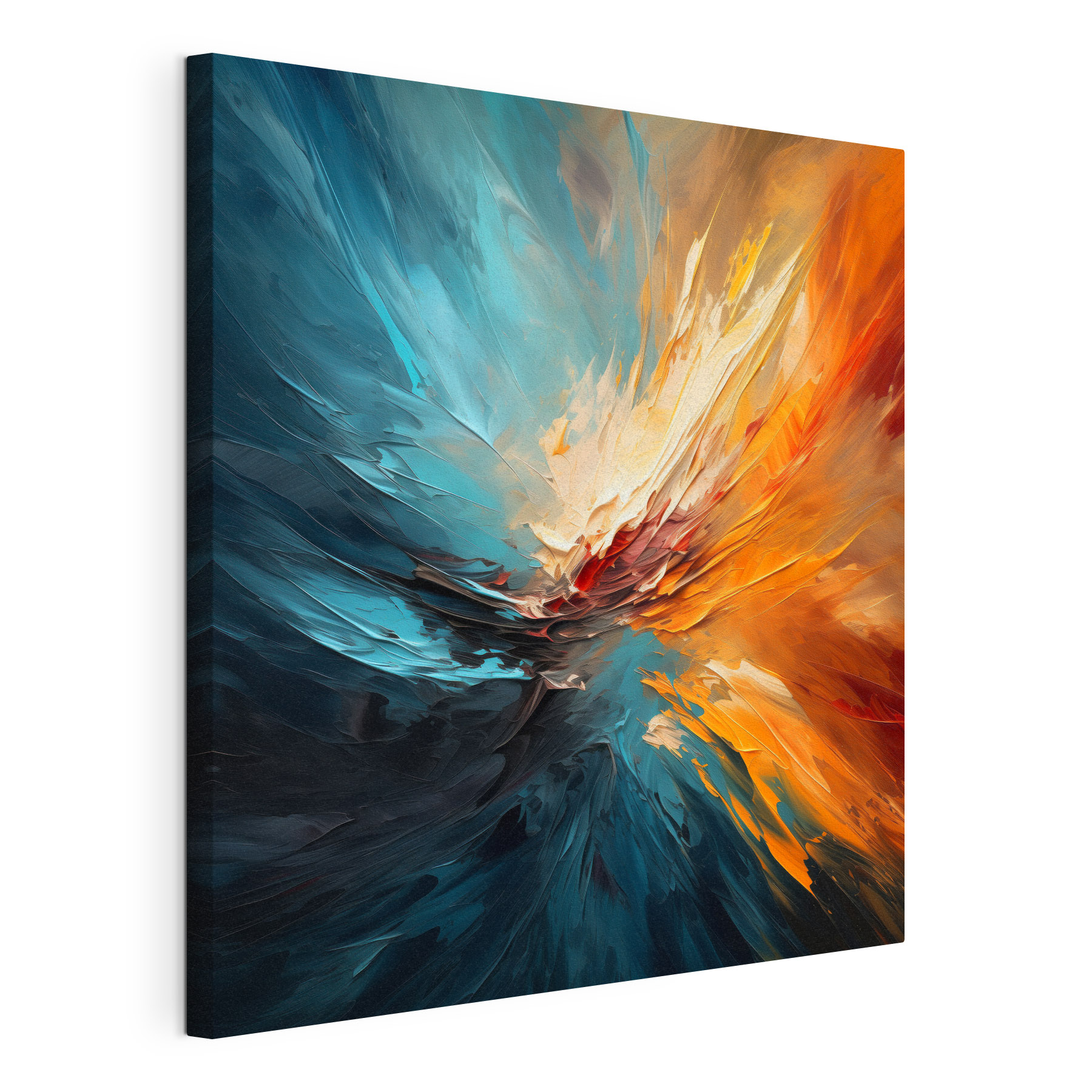 Colorful painting of a swirl Colorful painting of a swirl