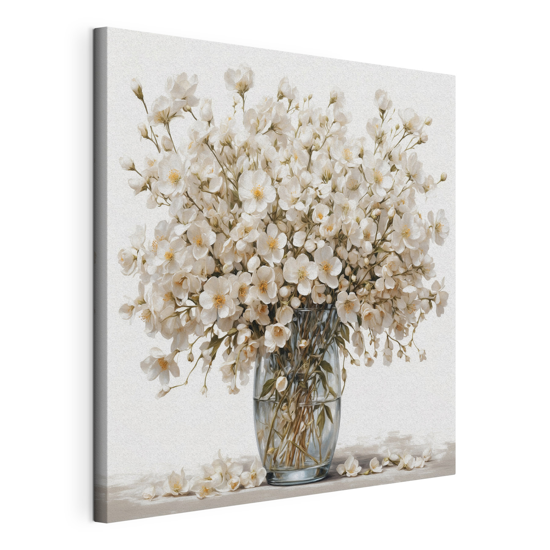 Vase of white flowers Vase of white flowers