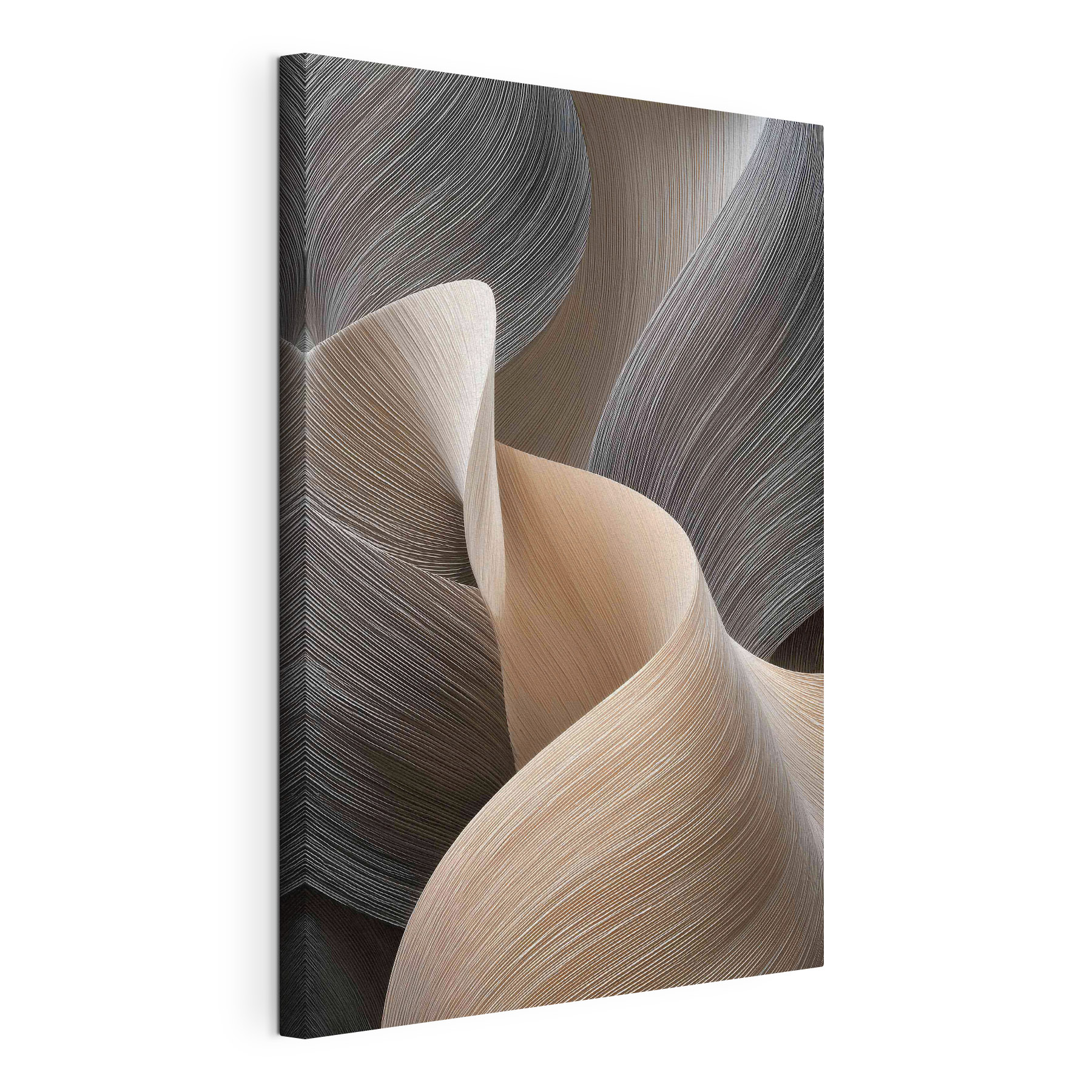 Flowing lines in subtle hues