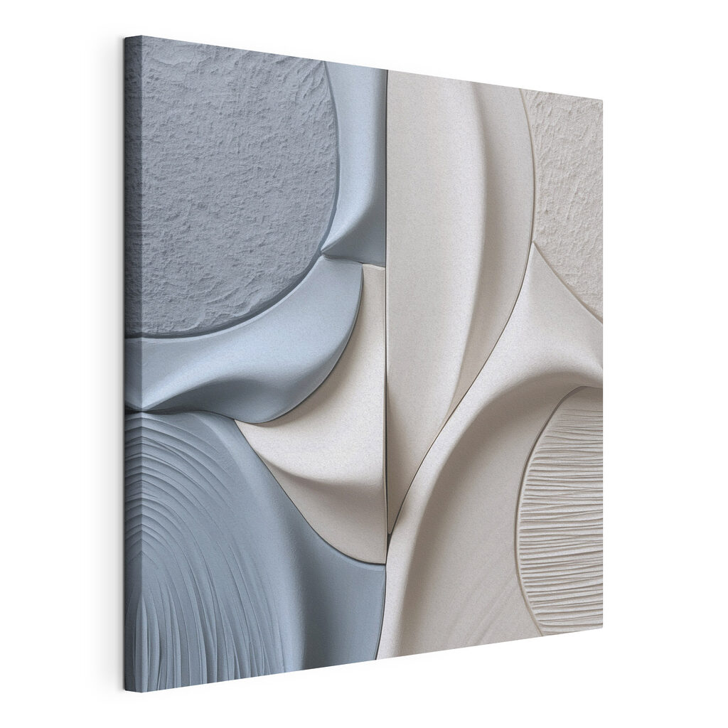 Abstract curves in soothing colors