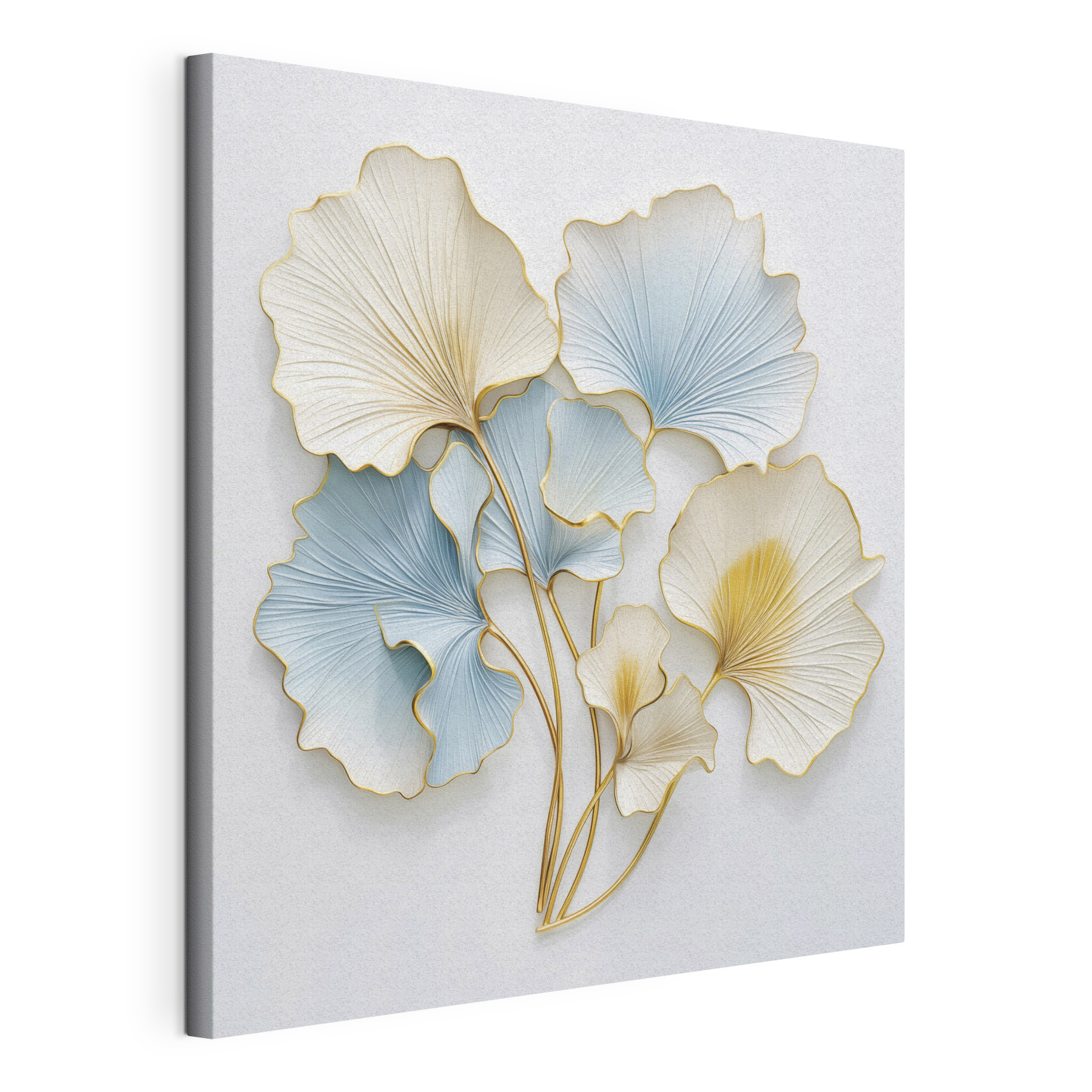 Wall art of leaves