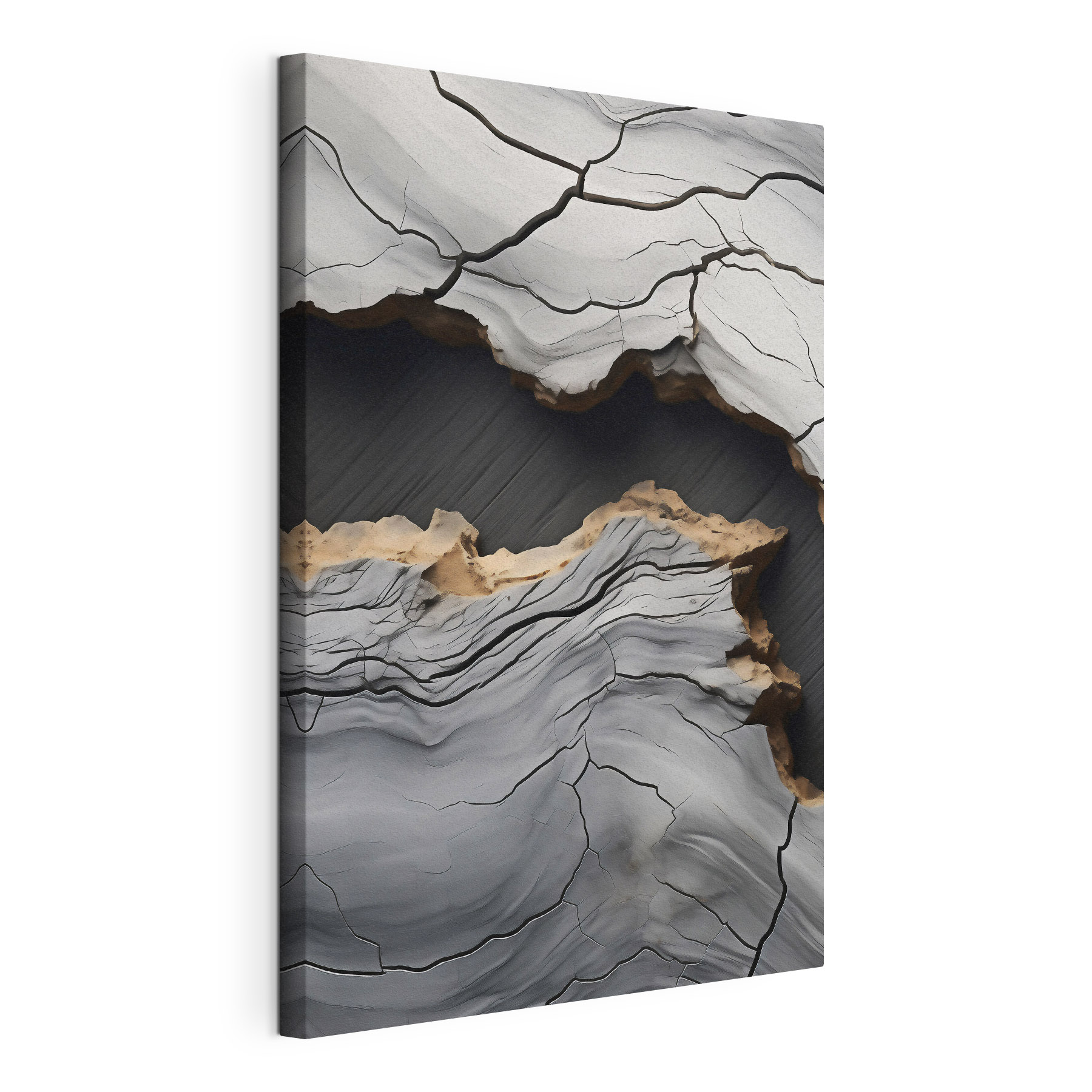 Fluid patterns in striking contrast