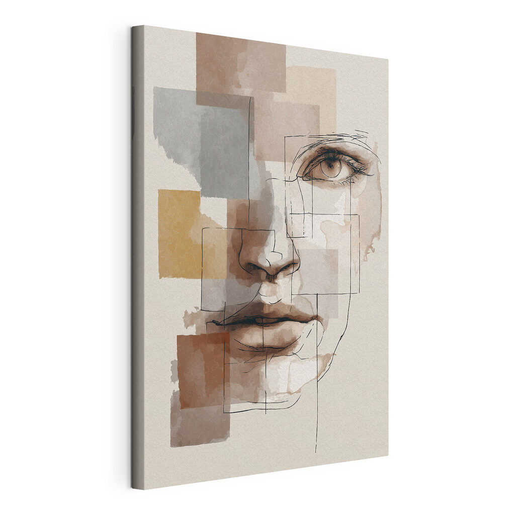 Drawing of a woman's face