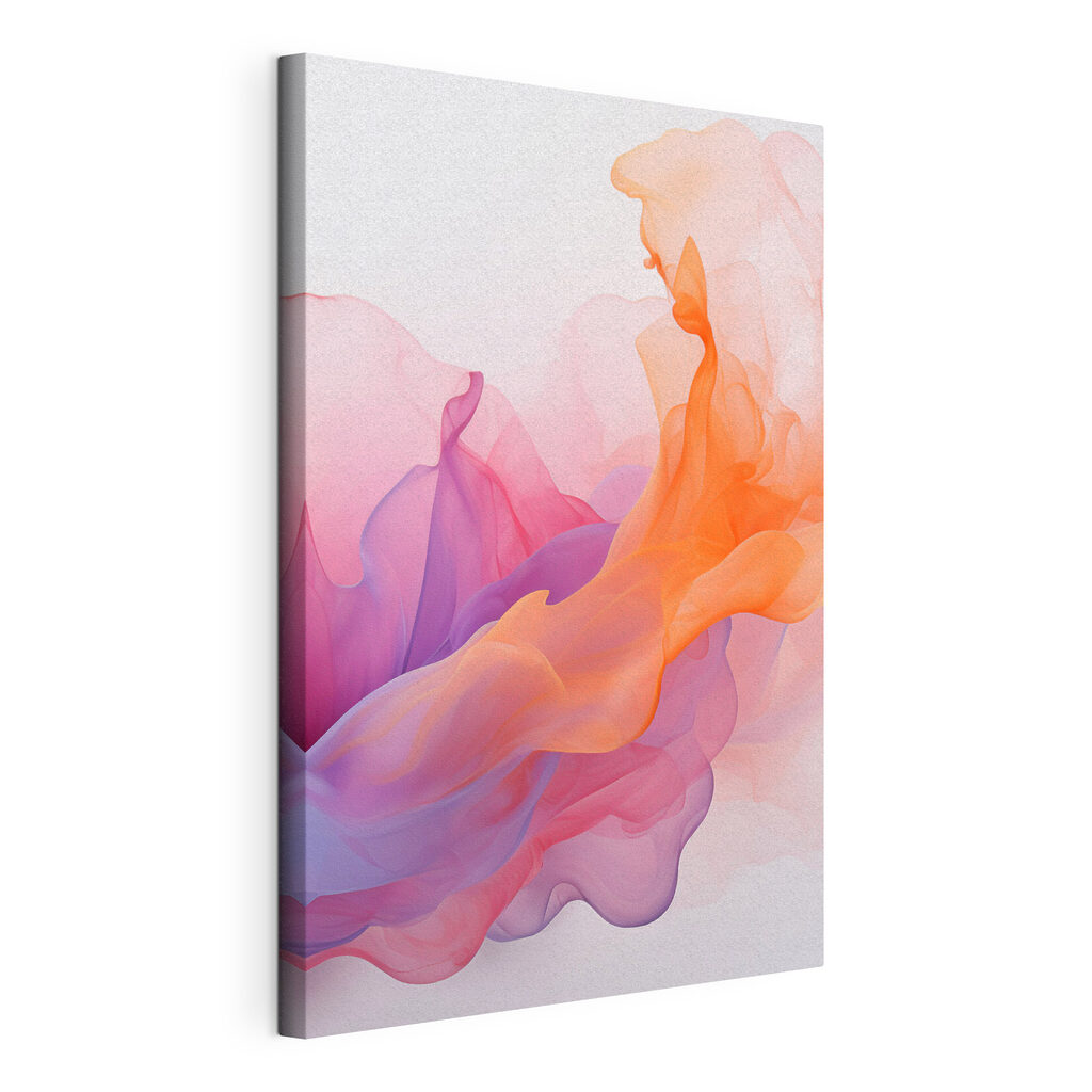 Colorful smoke in a white background Colorful smoke in a white background